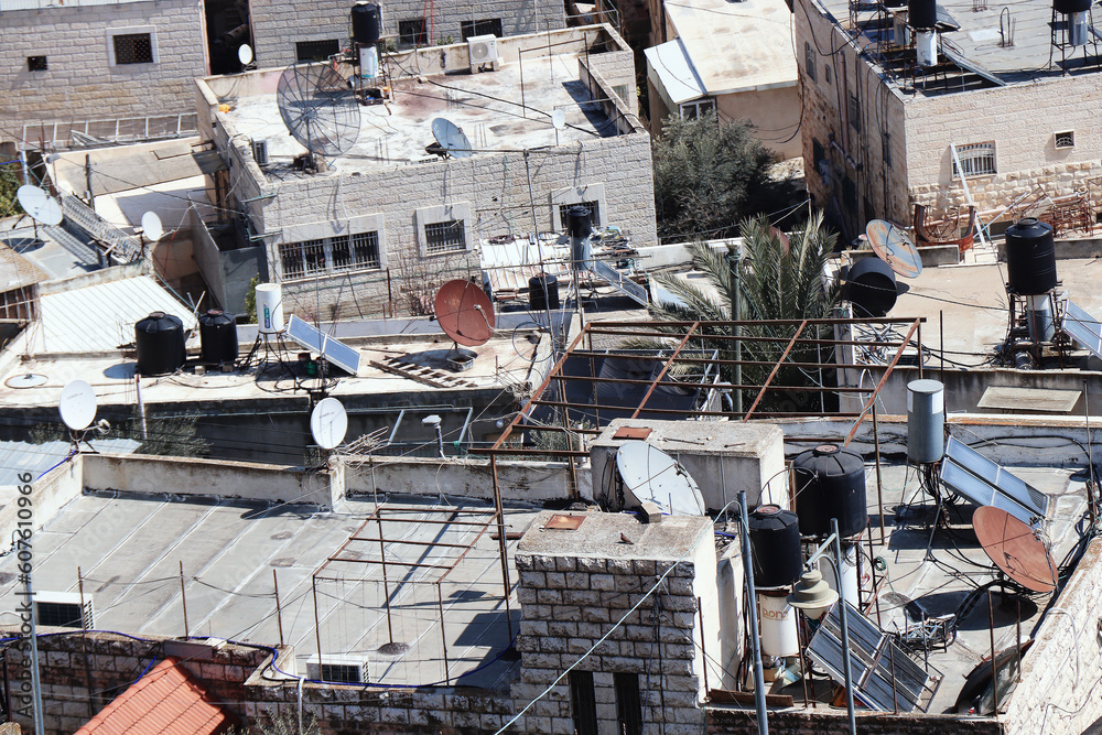 old slum slums township buildings view