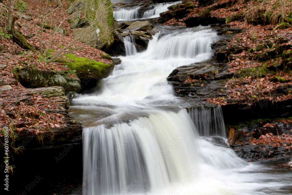 waterfalls in fall