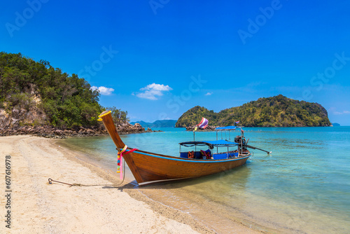 Thai traditional longtail boat