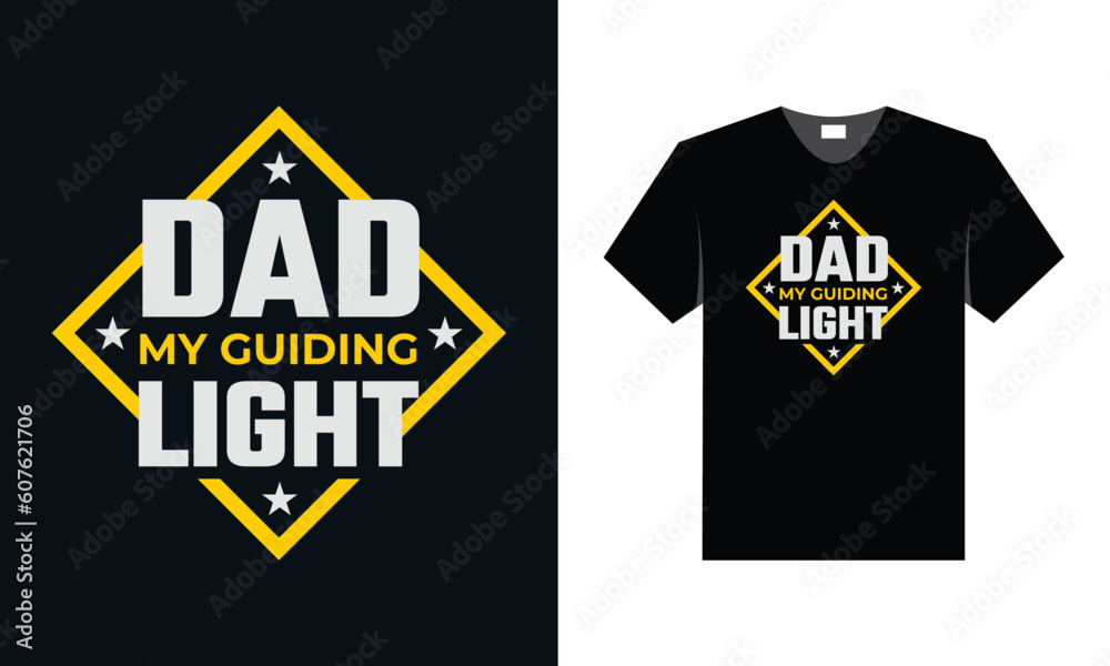 best typography t shirt design for father's day special
