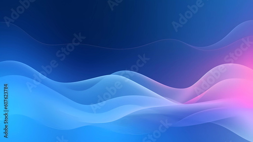 abstract blue wave background