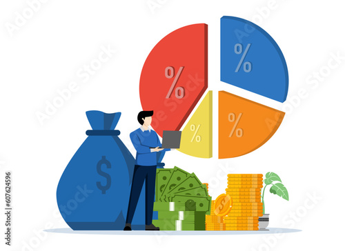 Financial statements. Adjusting the portfolio from raising interest rates from the federal government or FED. Review investment portfolios. Inflation, stock market, funds, cryptocurrencies.