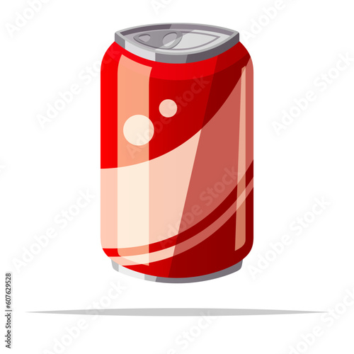 Can of soda vector isolated illustration