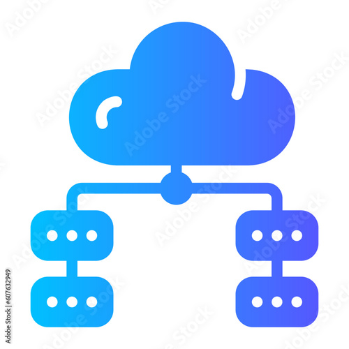 bigdata Gradient icon
