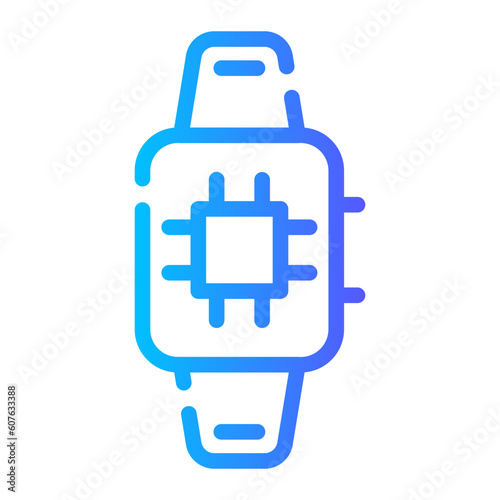 smartwatch Line Gradient Icon
