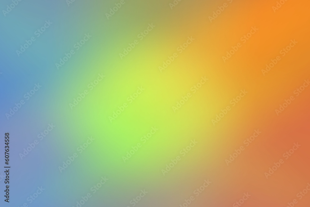 abstract colorful design of  Yellow orange blue gradient for hot summer design.