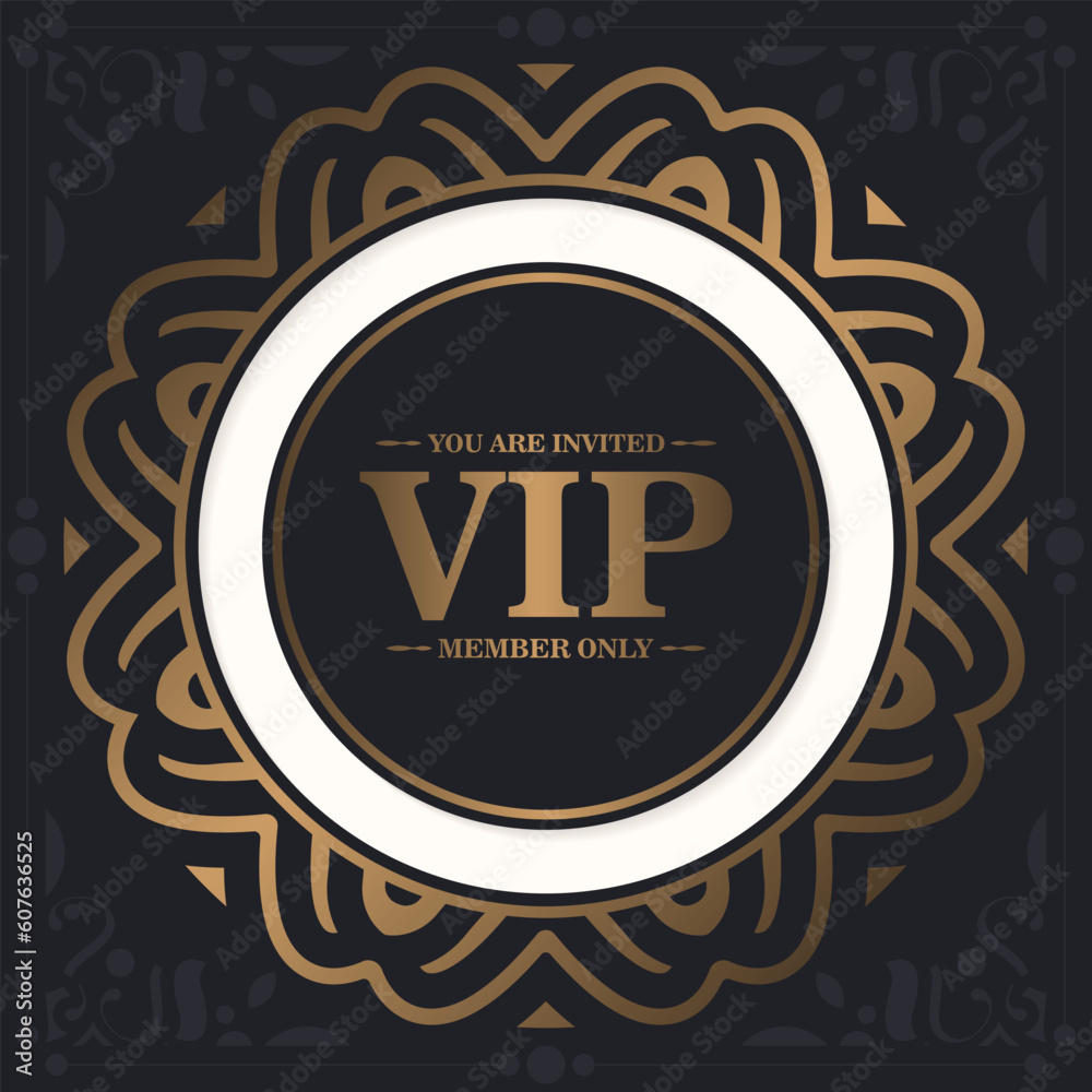 Obraz premium Elegant VIP ornament background