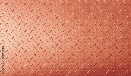copper texture plate with d...