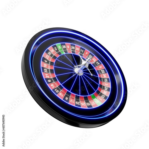 american modern black gold casino roulette wheel element isolated on white background. black gold casino roulette wheel element. black gold casino roulette wheel element 3d render illustration