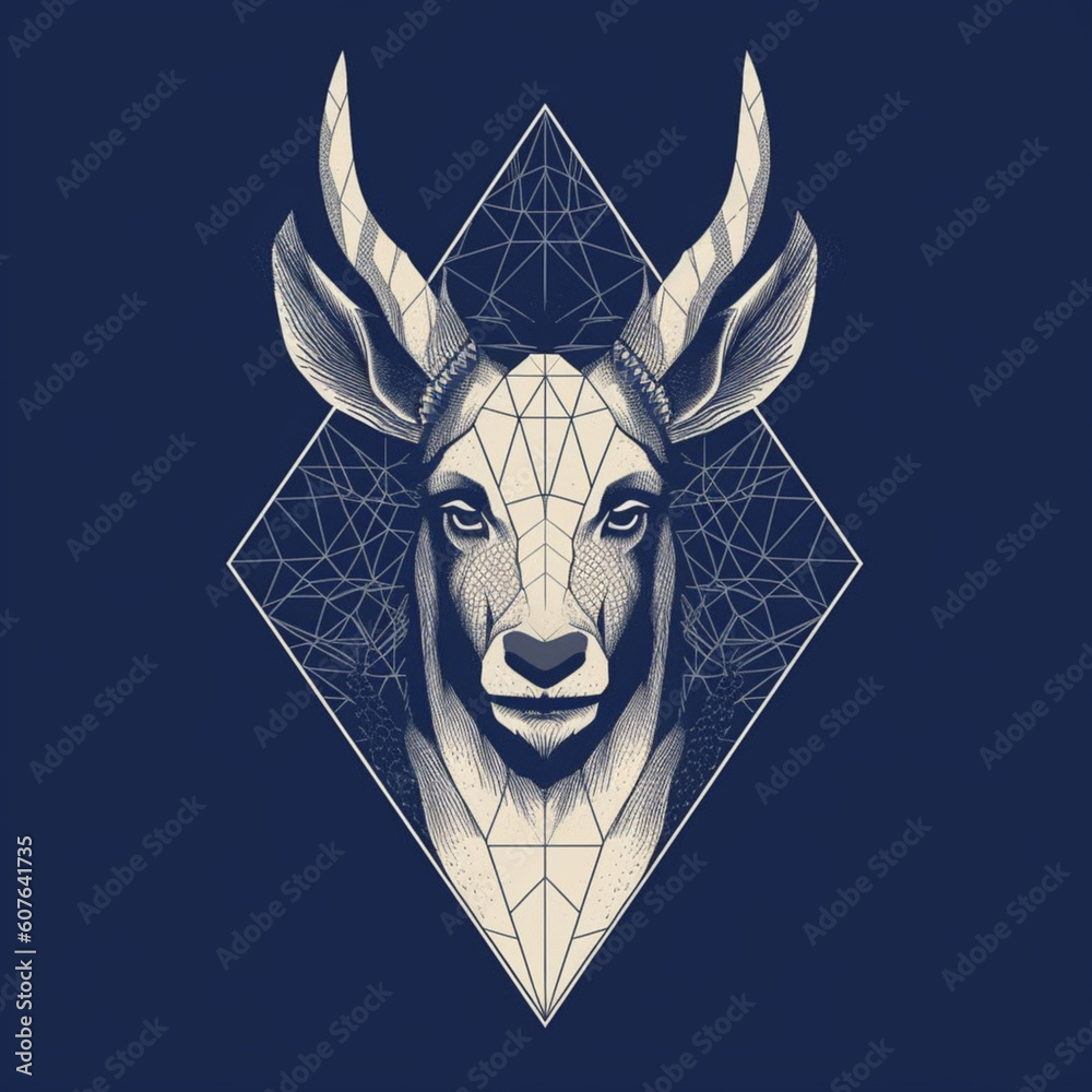 Obraz premium illustration of a animal head