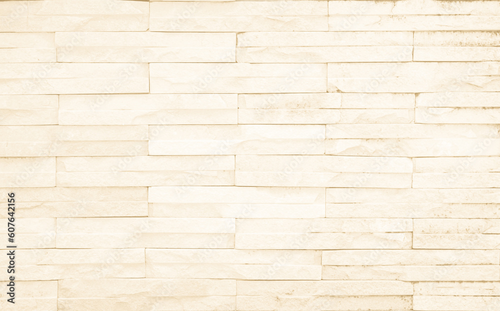 Empty background of wide cream brick wall texture. Beige old brown brick wall concrete or stone textured, wallpaper limestone abstract. Empty background of wide cream brick wall texture. Beige old brown brick wall concrete or stone textured, wallpaper limestone abstract.