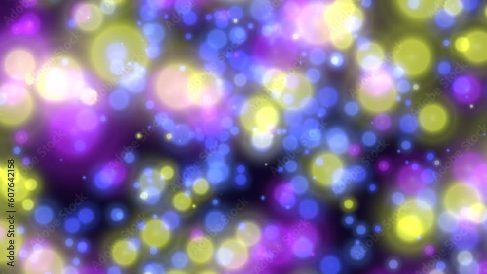 Night sky with random flying rainbow glitters, motion abstract futuristic, space and holidays style background Night sky with random flying rainbow glitters, motion abstract futuristic, space and holidays style background