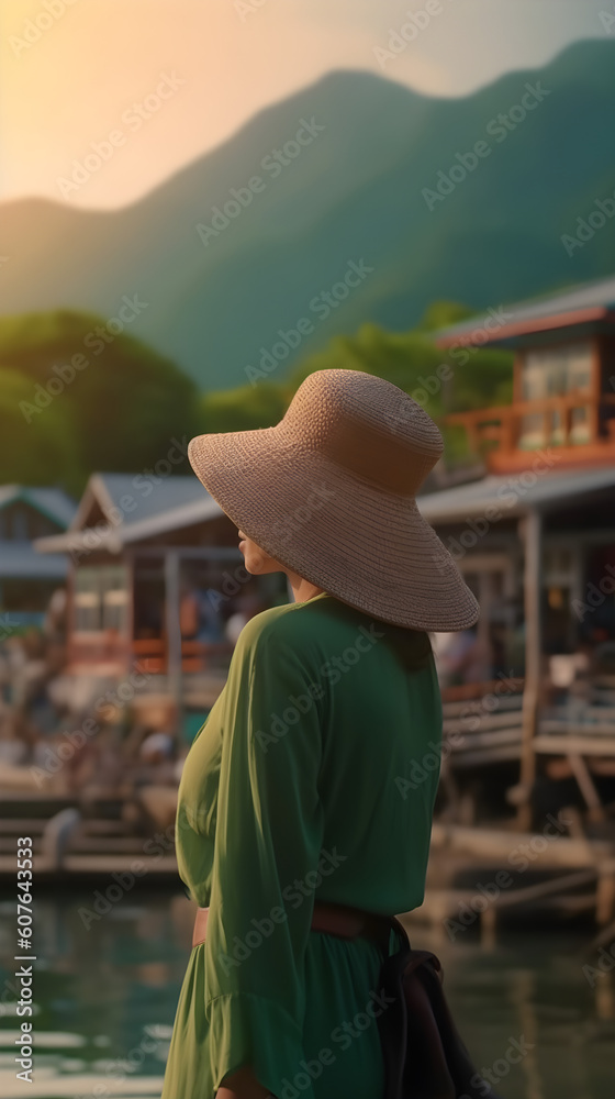 person on the beach