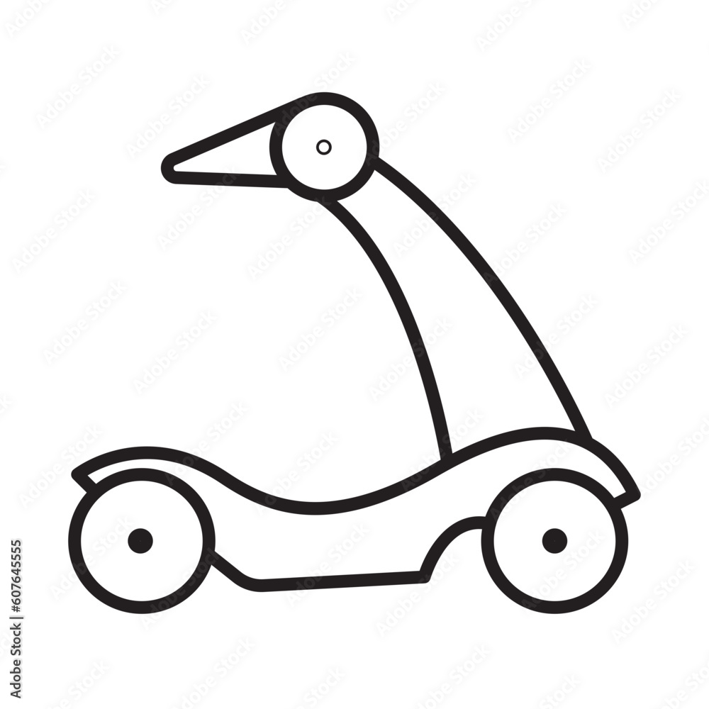 BABY SCOOTER design vector icon design vector line icon svg BABY SCOOTER design vector icon design vector line icon svg