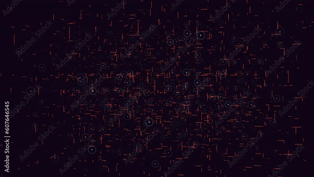 Futuristic cube with neon glitters and lines on black gradient, motion abstract futuristic, space and holidays style background Futuristic cube with neon glitters and lines on black gradient, motion abstract futuristic, space and holidays style background