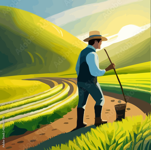 FARMER IN THE FIELDS
