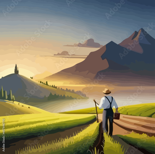 FARMER IN THE FIELDS