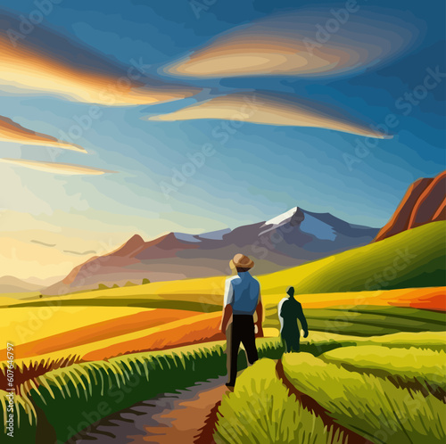 FARMER IN THE FIELDS