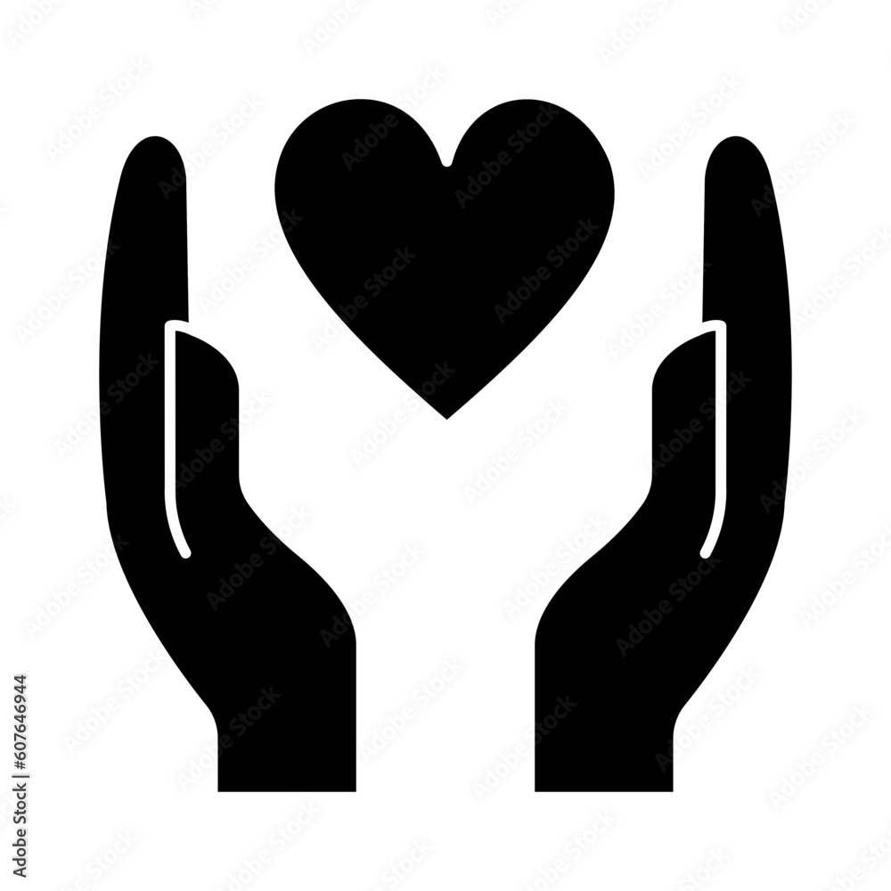 Solid LOVE AND CARING design vector icon design vector line icon svg Solid LOVE AND CARING design vector icon design vector line icon svg