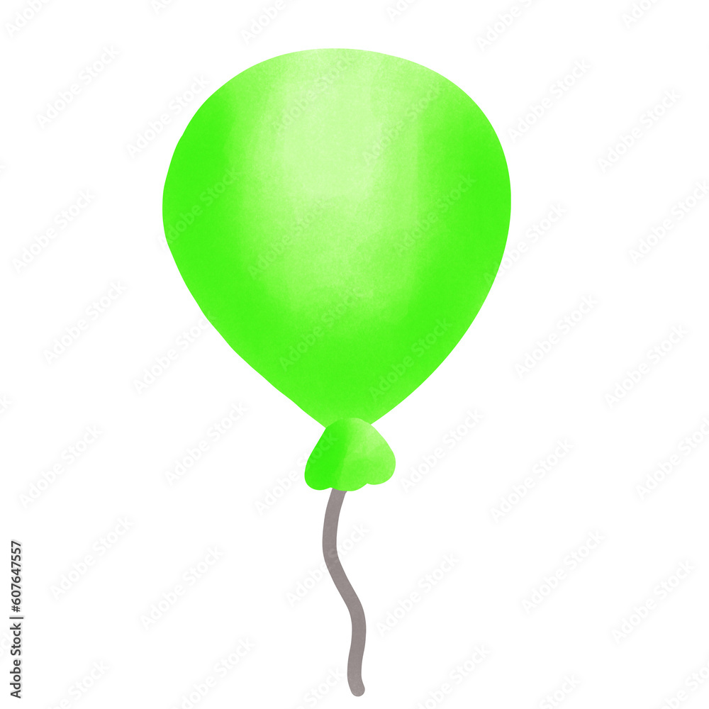 Pastel Balloon watercolor is use easy 