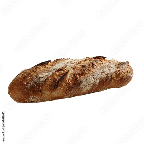 Fotografie, Obraz loaf of bread isolated