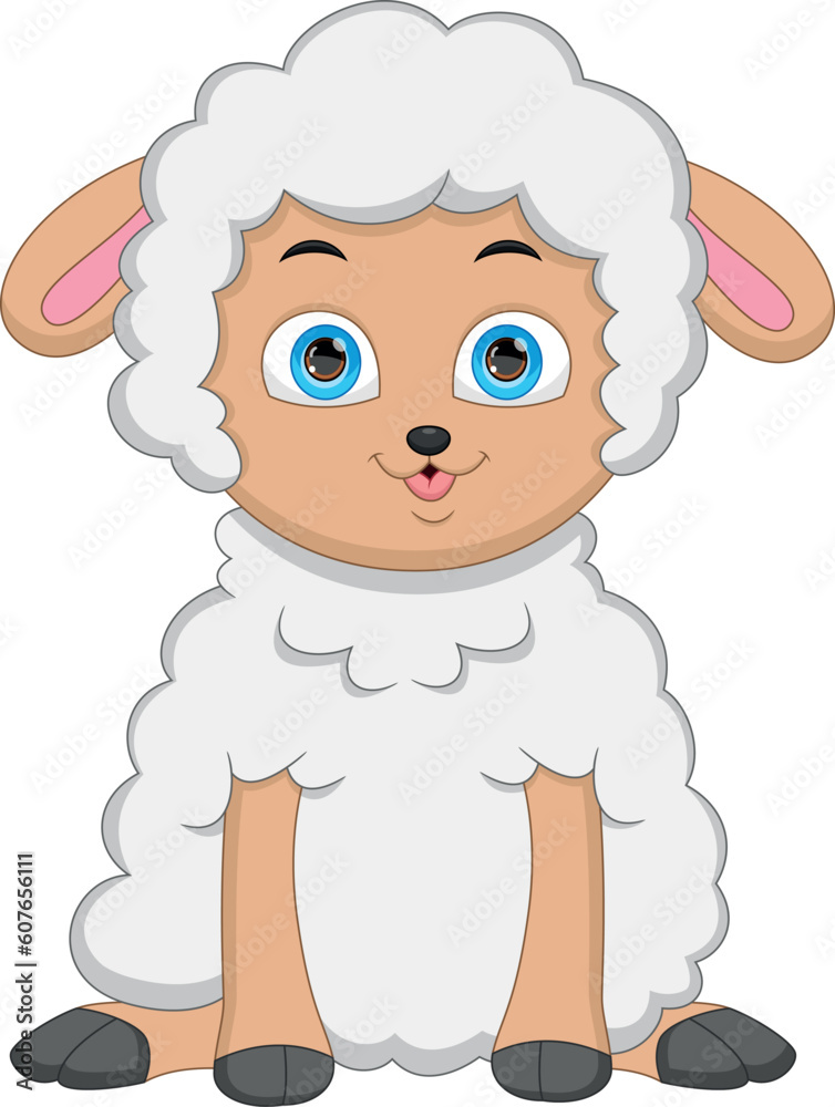 cute lamb cartoon cute lamb cartoon