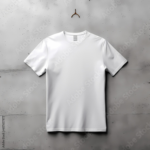 blank white t shirt. Generative AI