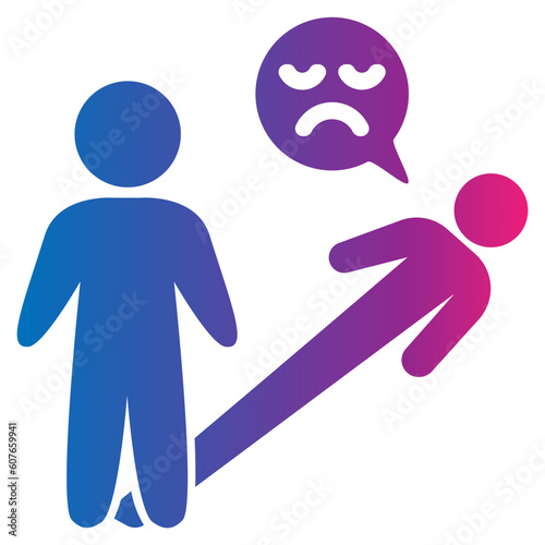 alone gradient style icon