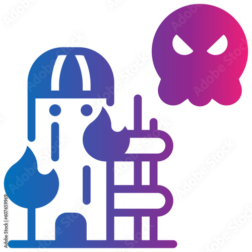 arson gradient style icon