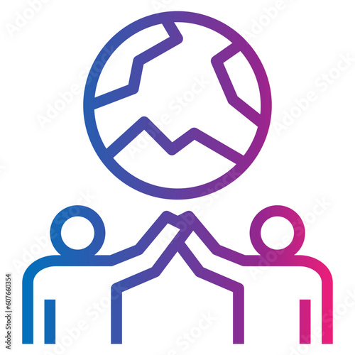 cooperate gradient style icon