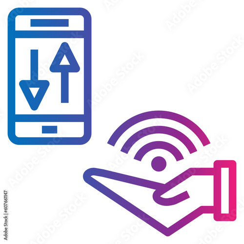 hotspot gradient style icon