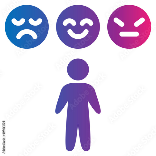 mood gradient style icon