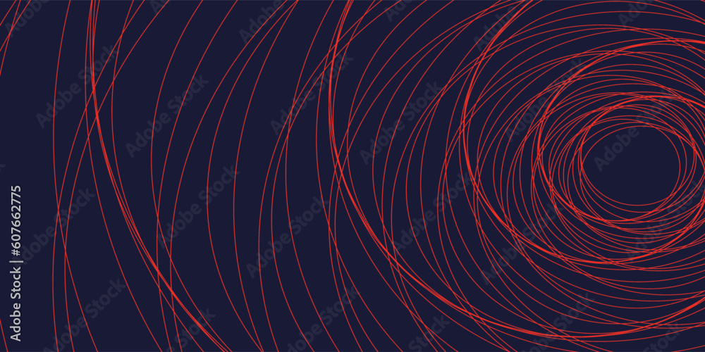 Blue abstract background and red line Blue abstract background and red line