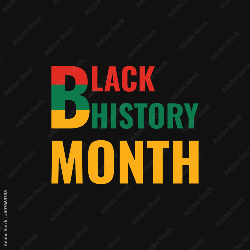 Black history month. Poster. Vector illustration. Black history month. Poster. Vector illustration.