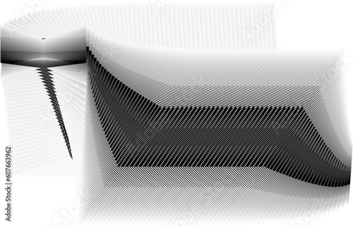 black and white halftone lines background