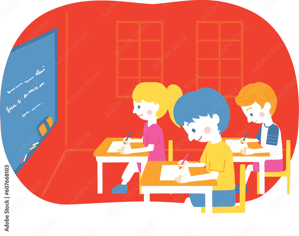学校で勉強する子供 SDGs4 質の高い教育をみんなに 学校で勉強する子供 SDGs4 質の高い教育をみんなに