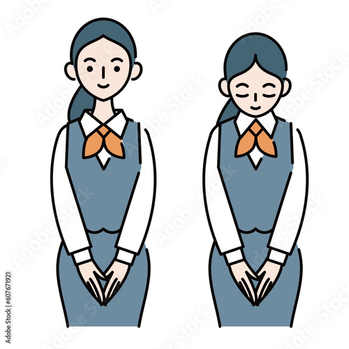 女性のご挨拶・お辞儀
