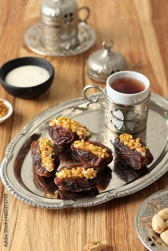 Stuffed Dates Turkish Style Date with Pistachio