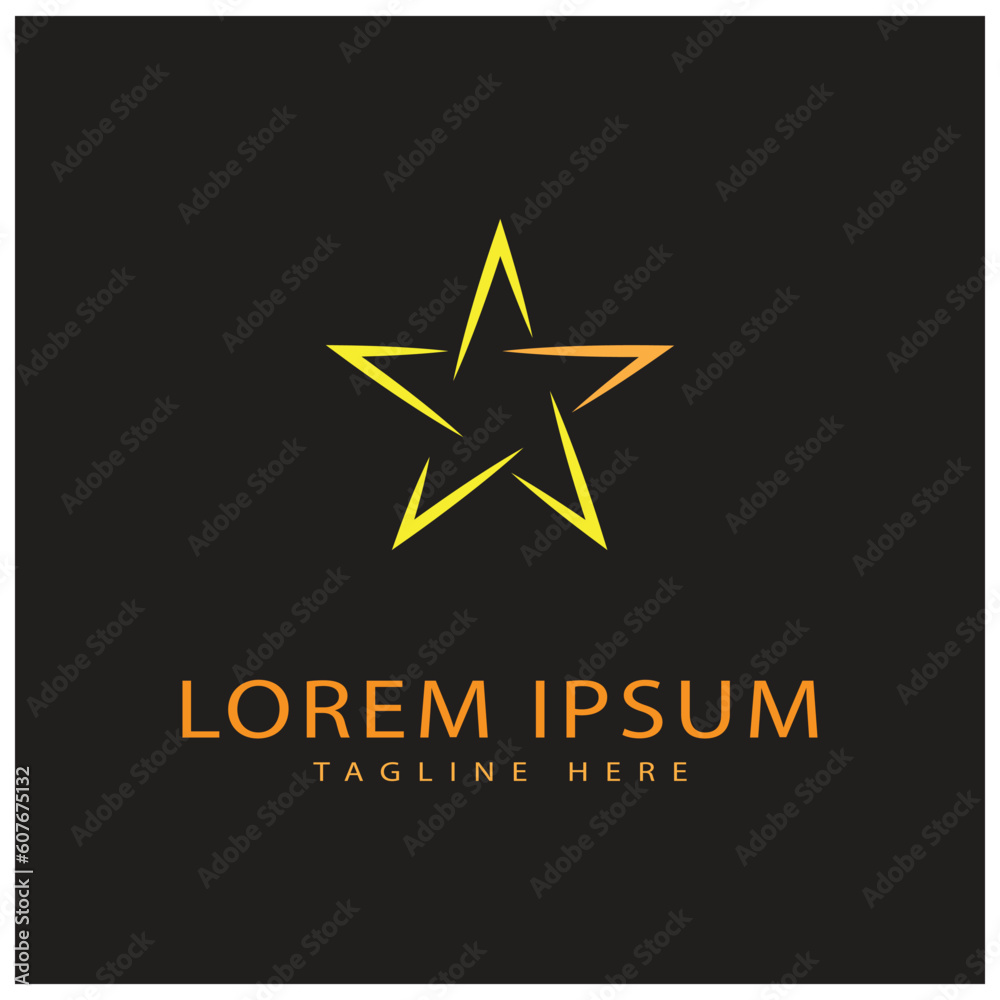Star Logo illustration vector and symbol design Star Logo illustration vector and symbol design