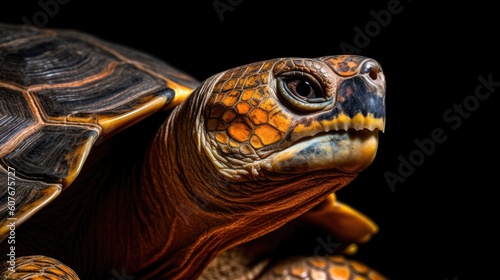turtle on black background © Christiannglr
