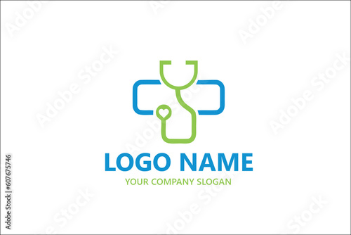 Healthcare logo design template