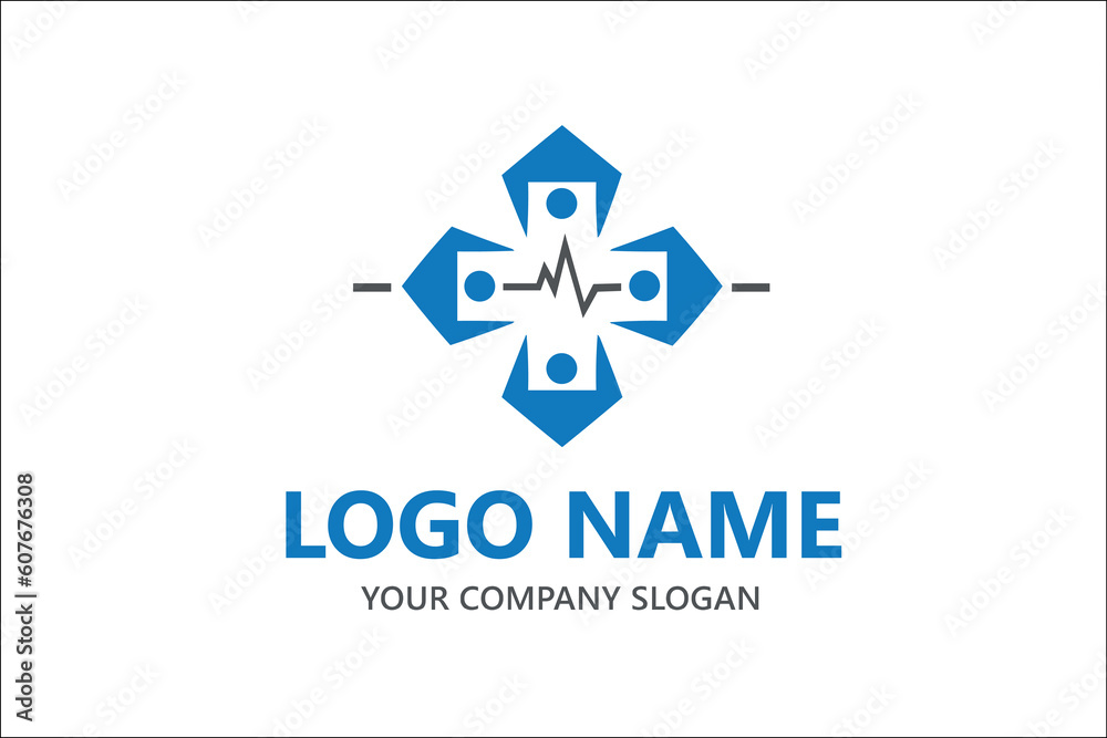 Healthcare  logo design template