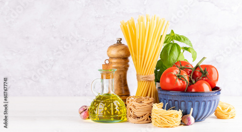 Ingredients for cooking. Italian cuisine