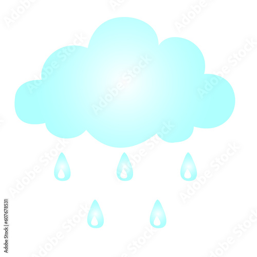 Cloud and Rain, Rainstorm icon