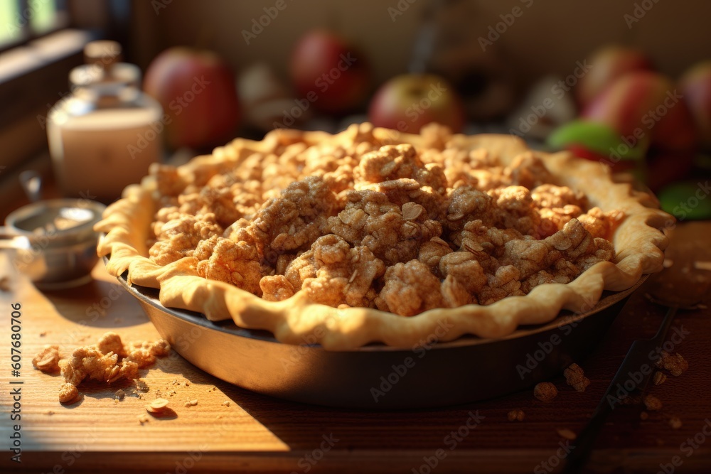 Apple Pie Slice Sliced Lattice Dutch A La Mode Vanilla Ice Cream Background Image Apple Pie Slice Sliced Lattice Dutch A La Mode Vanilla Ice Cream Background Image