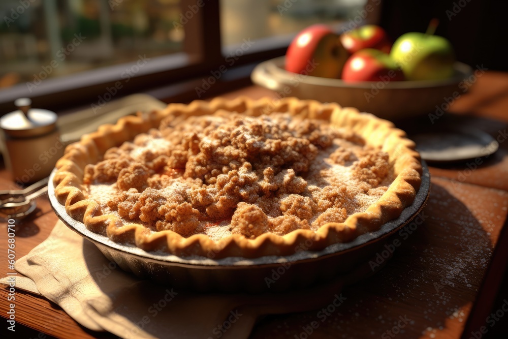 Apple Pie Slice Sliced Lattice Dutch A La Mode Vanilla Ice Cream Background Image Apple Pie Slice Sliced Lattice Dutch A La Mode Vanilla Ice Cream Background Image