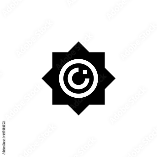 timeout icon vector graphic with colors