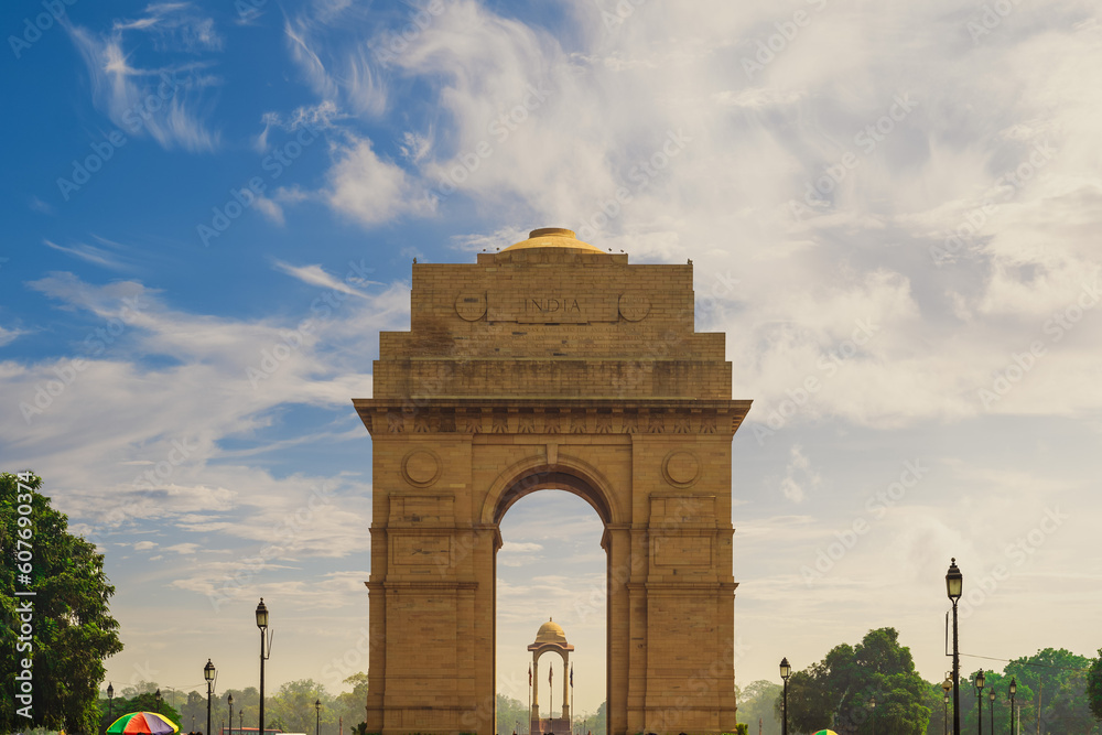 Fototapeta premium India Gate, aka All India War Memorial, in New Delhi, India