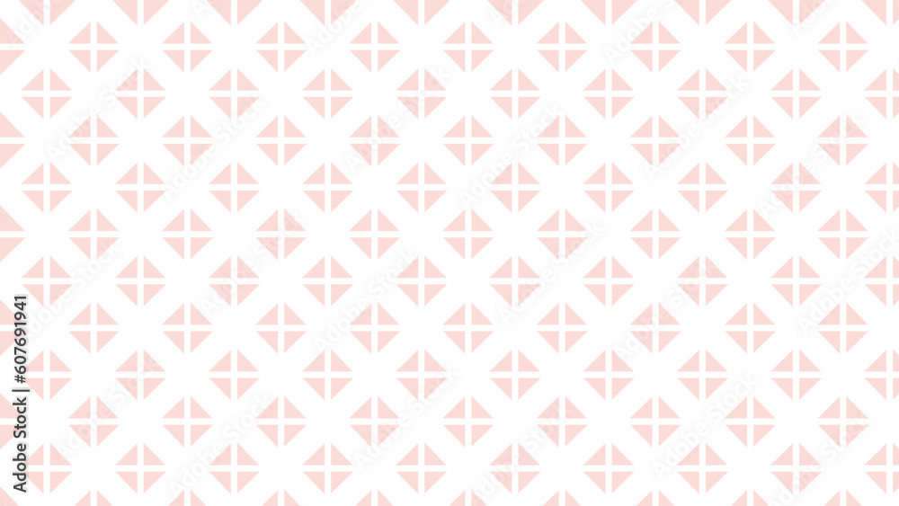 Pink and white seamless pattern with ornament