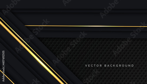 Abstract modern luxury black dop gradient background